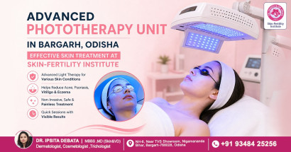 Advanced Phototherapy Unit in Bargarh, Odisha | Effective Skin Treatment at Skin-Fertility Institute